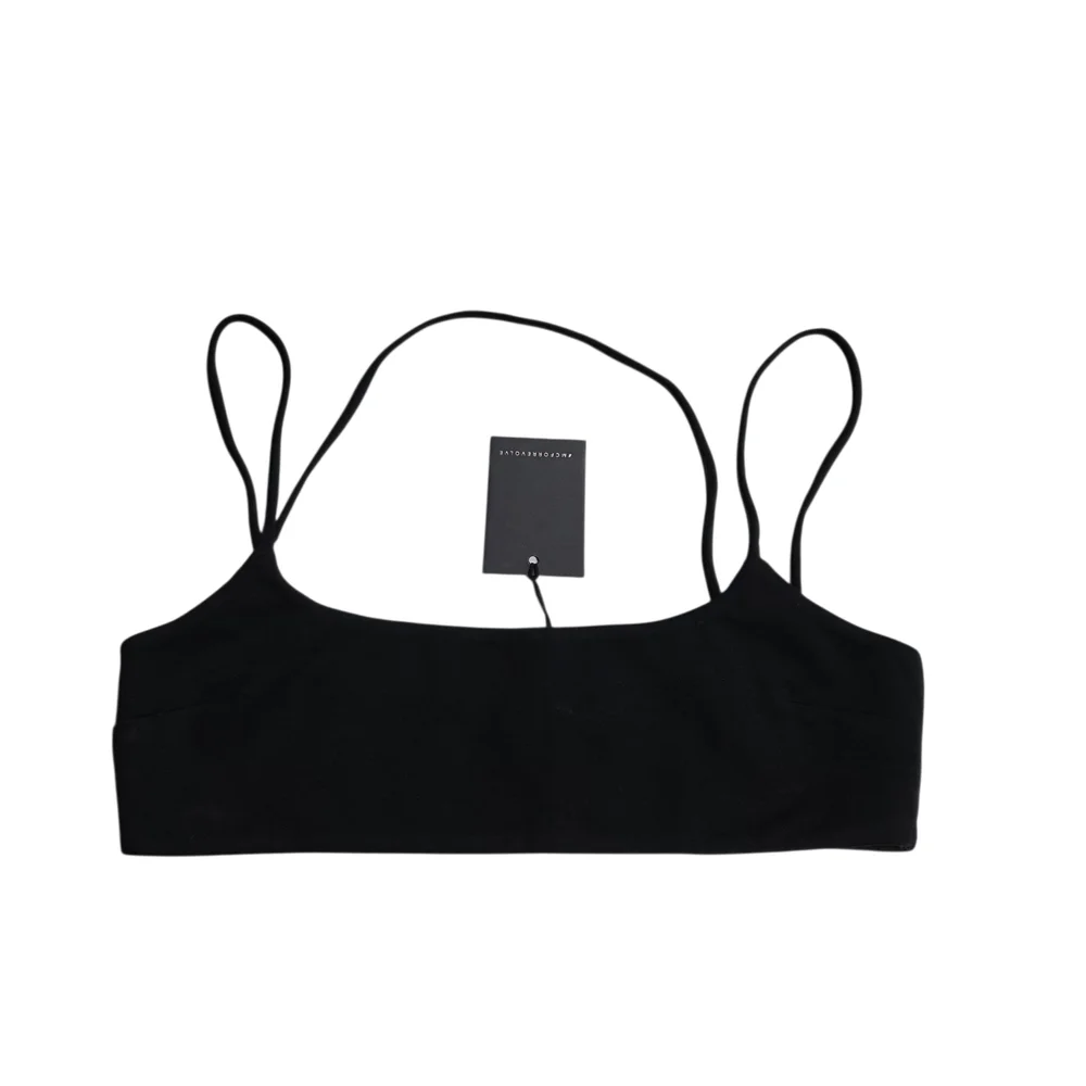 MICHAEL COSTELLOAmira Crop Top In Black - Picture 2 of 13